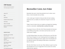 Tablet Screenshot of cwhawes.com